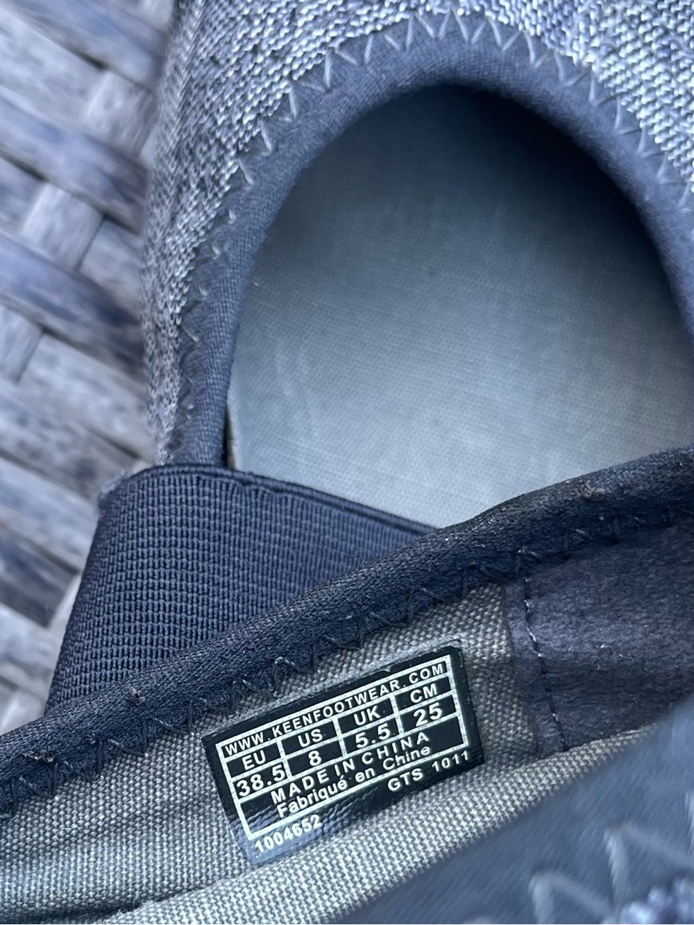 Keen Women's Blue-Gray Mary Jane Flats with Brown Toe Cap - Picture 7 of 7